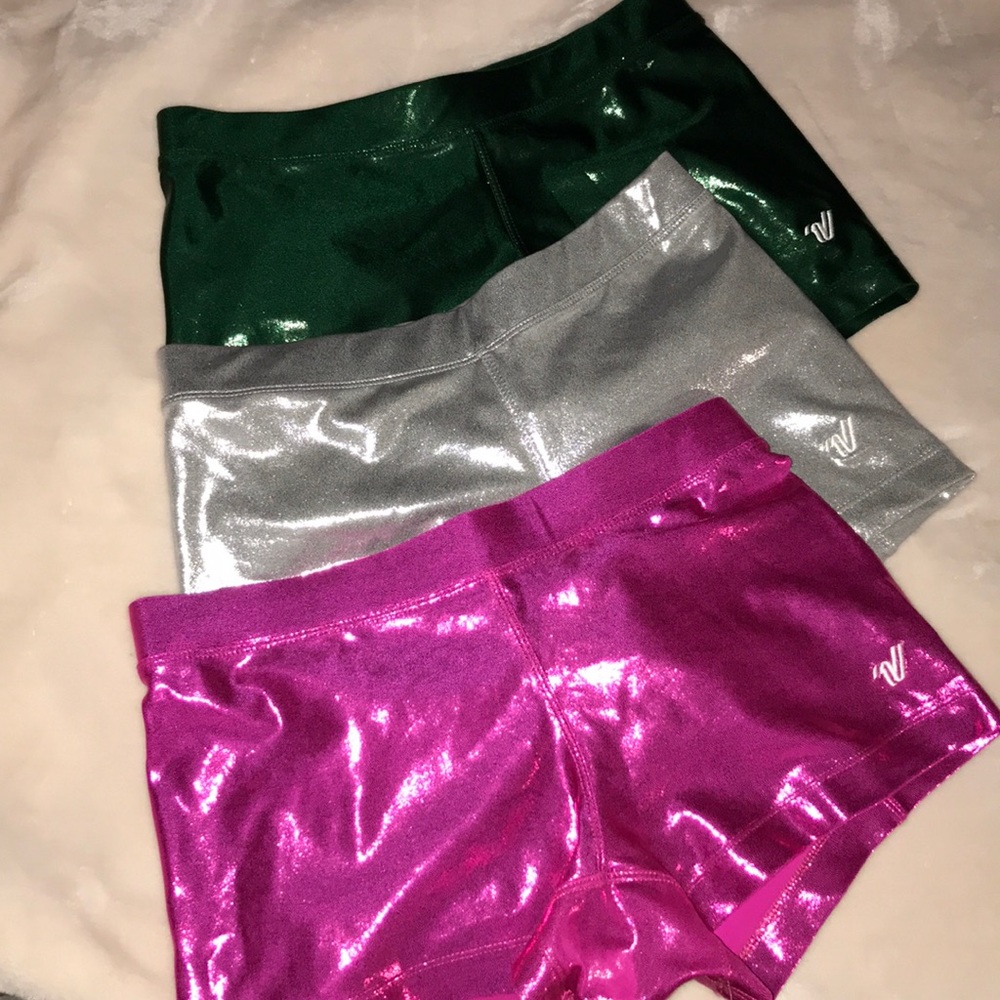 Varsity sparkly spandex